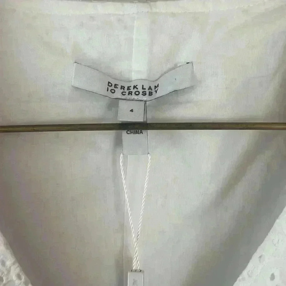 Derek Lam genna balloon sleeve bustier top NWT Sz 4 - Picture 9 of 10